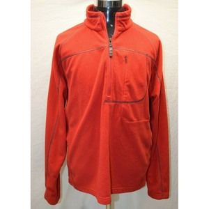 Columbia 1/4 Zip Fleece Pullover Mens Size XXL Red